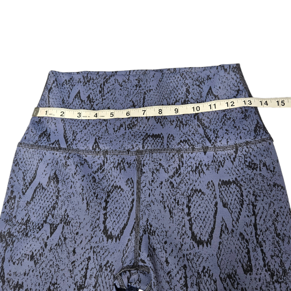 Beyond Yoga X Barre 3 Blue Python Print Leggings - image 5